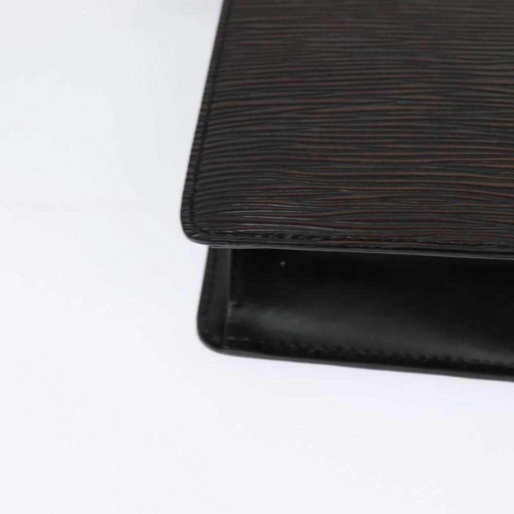 LOUIS VUITTON Epi Pochette Homme Clutch Bag Black Noir M52522 LV Auth 114672 - Picture 15 of 16